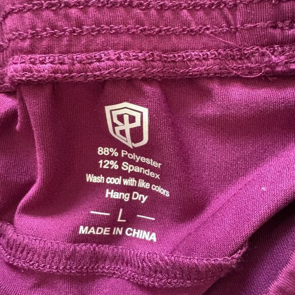 Born Primitive Casual Loungewear Training Shorts Plum Purple Women’s Size Large - Picture 4 of 8